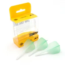 CUESOUL AK5 Integrated Dart Shaft and Flights Big Wing Shape Graduated Green