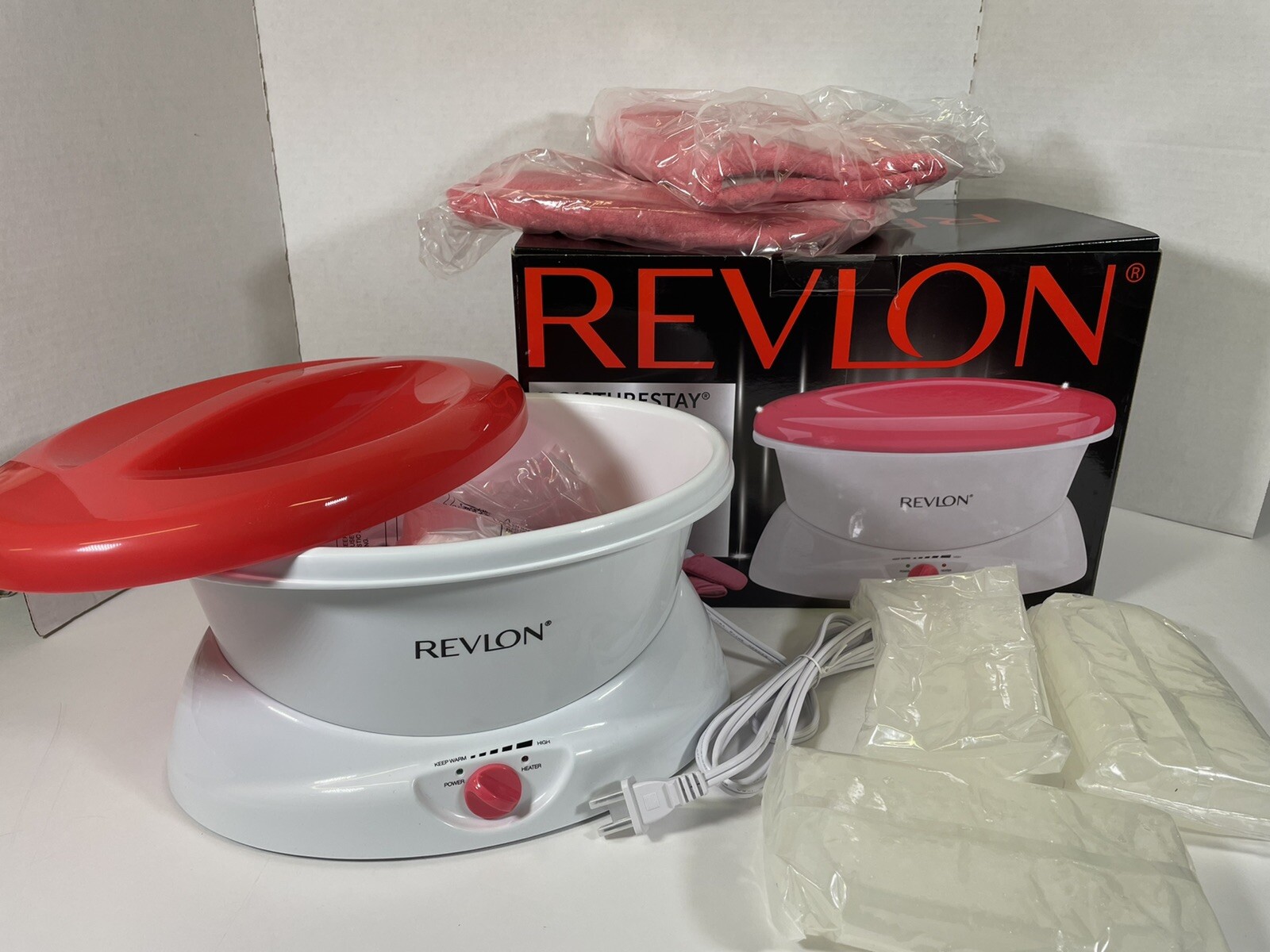 Revlon Moisturestay Quick Heat Paraffin Bath Moisturizing Wax Peel New