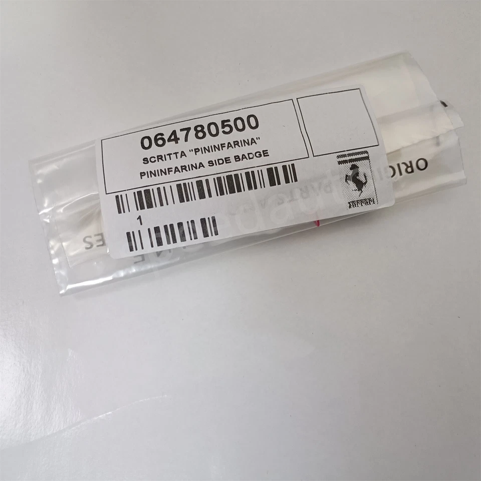 Ferrari 456 360 430 575 Pininfarina Insignia Script Emblema 64780500 OEM Foto 3 de 4