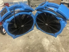 2 - ASD Products KB510-B Air Mover SS Axial 400FZL1 Fan Blower Commercial Pair!!