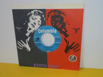 SINGLE 7'' - EDITH PIAF  - HYMNE A L'AMOUR - C'EST PEUT-ETRE CA