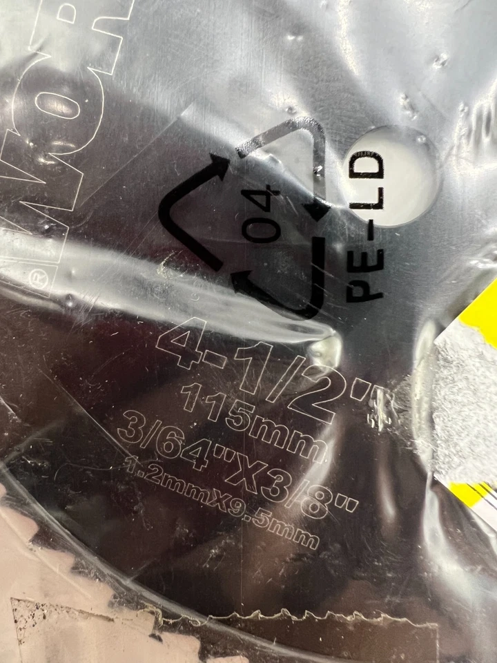 Lâmina de serra circular compacta WORX WA8302 WORXSAW 115mm 60T HCS lâmina de corte de metal - Imagem 2 de 4