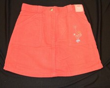 Gymboree PETITE FLEUR Melon Pink Corduroy Skirt/Skort NWT 7