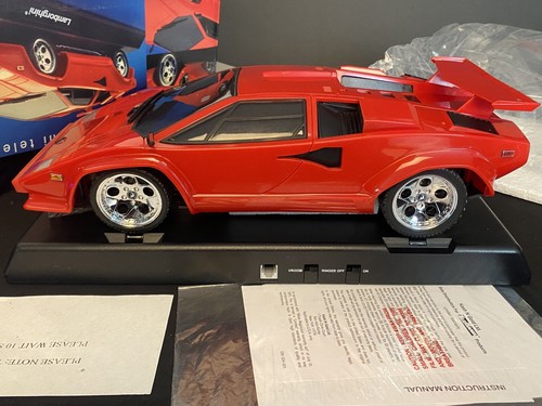 NEU Vintage 1994 Lamborghini Countach Telefon rot - Bild 6 von 8