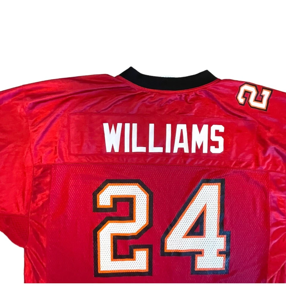 Camiseta de fútbol de manga corta con cuello en V para hombre NFL TAMPA BAY BUCCANEERS #24 talla L Foto 4 de 4
