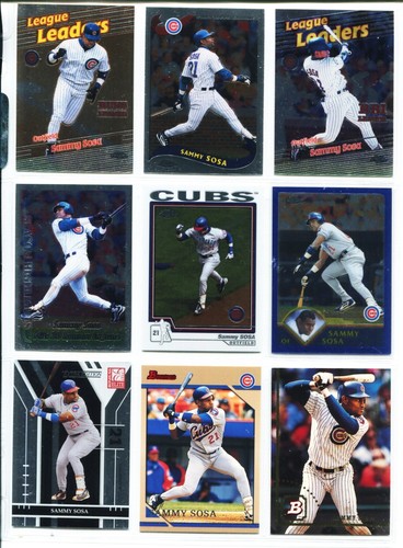 Cubs, Sammy Sosa, Bryant, Schwarber, Baez, Soler, Auto Rookie 216 Card Lot #A - Picture 21 of 24
