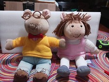 Arthur And DW Stuffed Dolls PBS Show