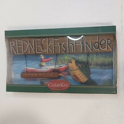 Cedar Key Novelties Redneck Fish Finder hanging plaque 