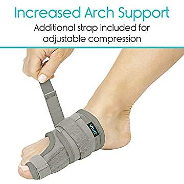 Bunion Brace ( Pair ) Big Toe Corrector Straightener w Splint Hallux Valgus Pad - Picture 4 of 4
