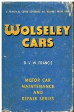 WOLSELEY WASP HORNET 14 4/44 4/50 15/50 15/60 6/80 6/90 6/99 36-60 REPAIR MANUAL