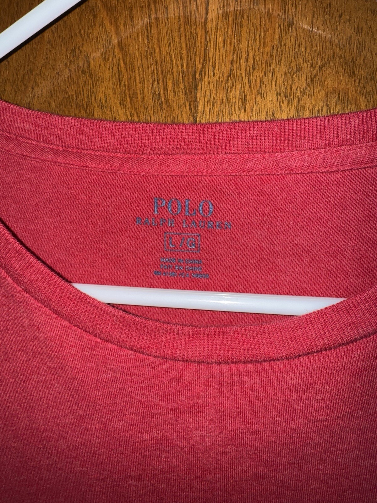 Polo uomo Ralph Lauren manica lunga logo pony girocollo usata in ottime condizioni 1 rossa taglia L