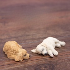 Pet Accesssory 1:12 Scale Dolls House Miniatures Golden Retriever Dog Puppy Farm