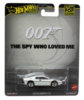 Lotus Esprit S1 007 James Bond The Spy Who Loved Me 1:64 Hot Wheels HXD98 HXD63