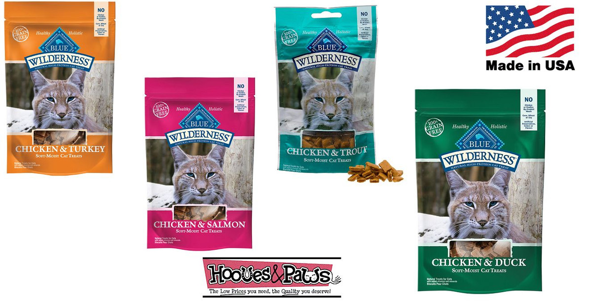 Blue Buffalo Wilderness Cat Treats Natural Healthy Grain Free MADE