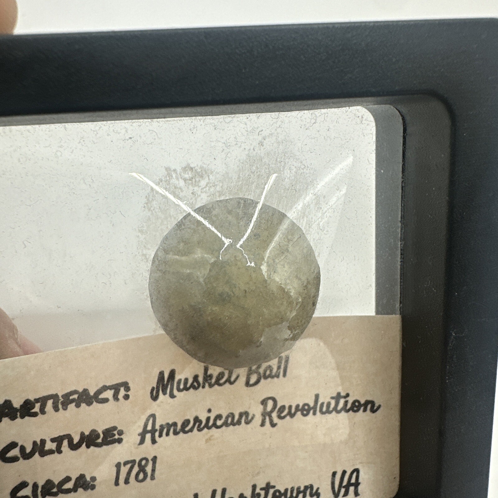 Musket Ball Artifact, American Revolution 1781, Battle Of Yorktown