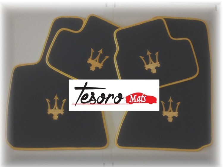 04-12 Maserati Quattroporte German Velour 5pcs Floor & Trunk Mats Best Quality