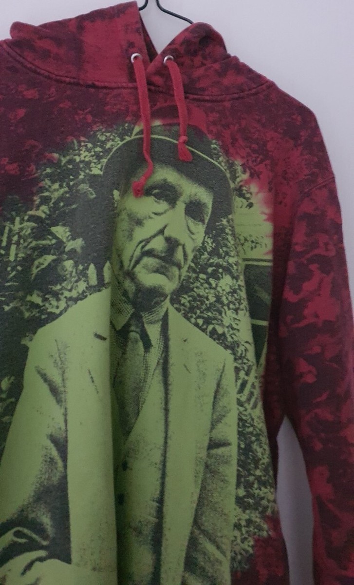 SS16 Supreme Burroughs burgundy Hooded Sweatshirt size M SS16 Supreme Burroughs burgundy Hooded Sweatshirt size M