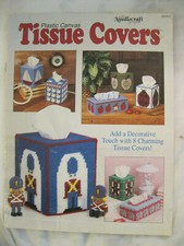 Needlecraft Shop 89PH1 TISSUE COVERS 10pg 1989 soft cover leaflet plastic canvas
