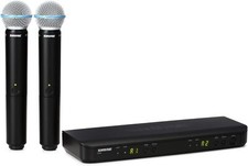 Shure Blx288/beta 58a Wireless Microphone - Black   Blx288/b58 Uhf  Usa Good