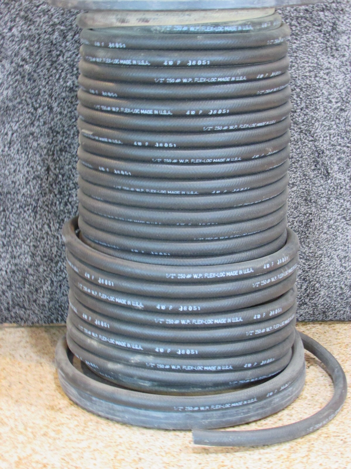 1/2" 8AN Black Flexloc Push Lock Rubber Hose High Quality Made In USA 10 Feet eBay