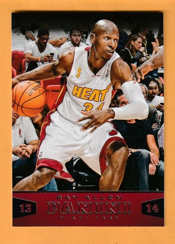 Ray Allen Miami Heat 2013-14 Panini #159 HOF Connecticut Huskies UConn