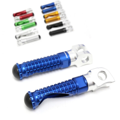 MPRO CNC Blue Foot Pegs Front Rider For Suzuki GSX-S950 21