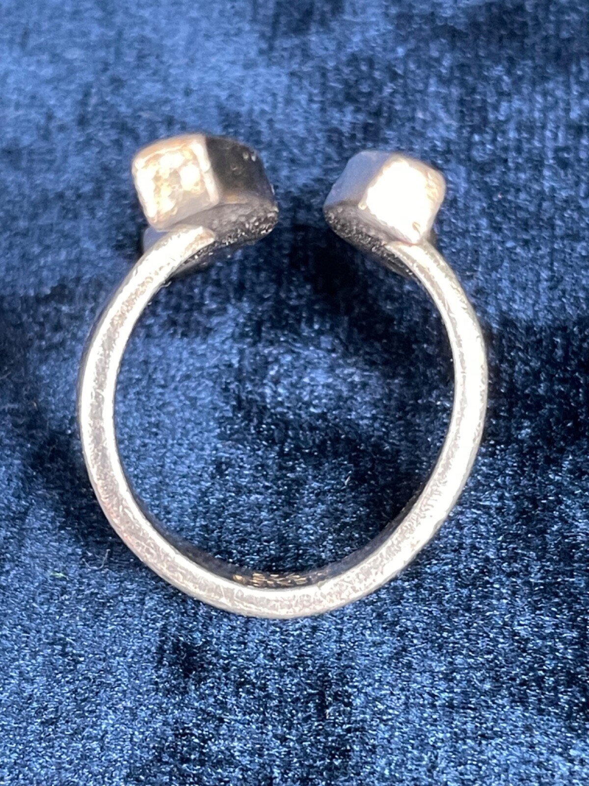 Solid Sterling 925 Mexico marked Silver Ring Size… - image 5