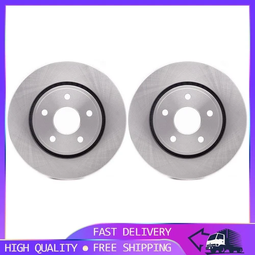 2pcs Front Disc Brake Rotor fits Commander 2006-2010 Dynamic Friction Company