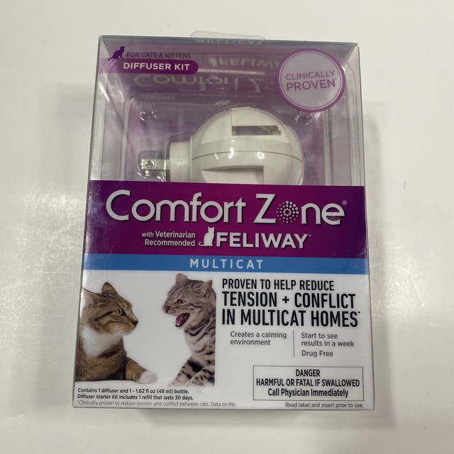 comfort zone multicat diffuser kit for cat calming