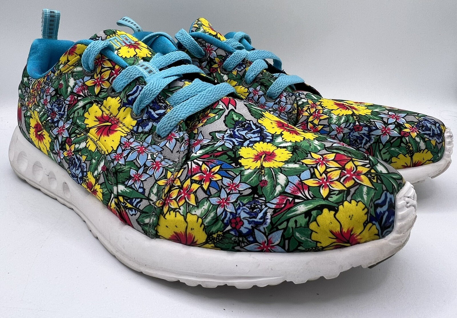 Floral Casual Athletic Sneakers Sz 