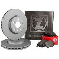 Zimmermann Bremsen Set Bremsscheiben + BeläGe Opel Combo Corsa C Meriva A Vorne