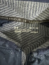 Under Armour Sweater Mens Small Blue ColdGear 1/4 Zip Fleece Pullover Golf