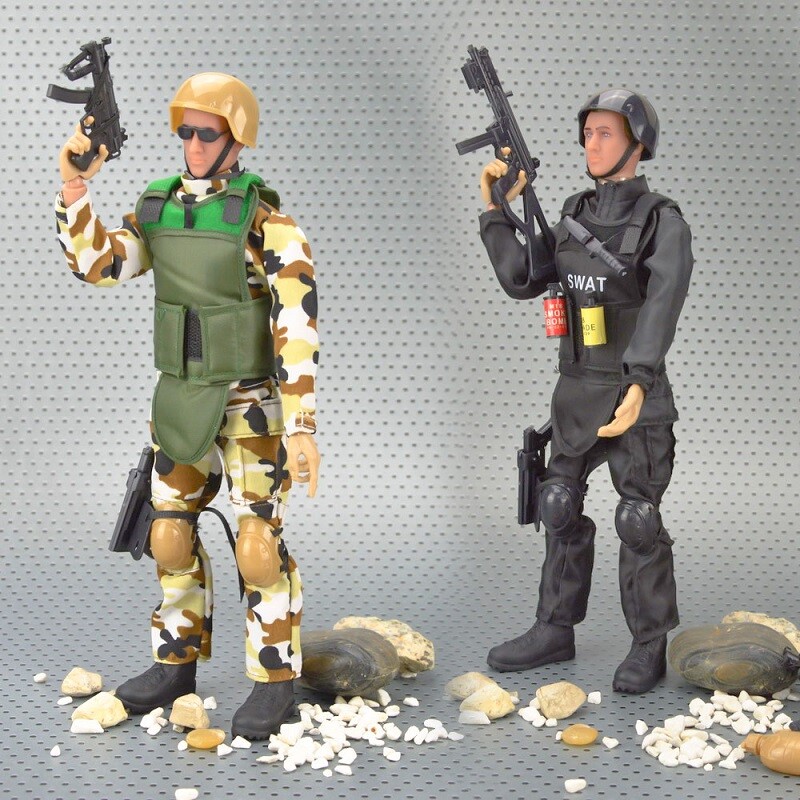 1/6 Male static soldier 12