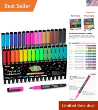 Non-Toxic Magnetic Dry Erase Markers - 32 Pack with Erasers for Classroom  Home