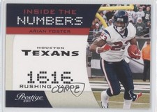 2011 Panini Prestige Inside the Numbers Arian Foster #4 0c4