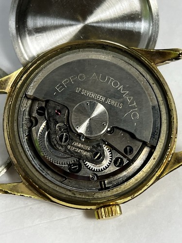 Vintage Rare EPPO Selfwinding 17 Jewel Gold Plated Date Watch - Excellent Cond. - Bild 22 von 23