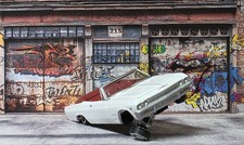 Johnny Lightning 1965 Chevy Impala Convertible 1/64 CUSTOM Lowrider Adjustable