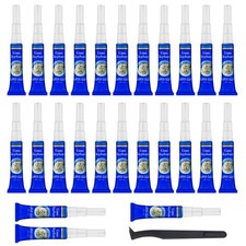Aquarium Glue 25Pcs - Safe for Fish, Coral, Plants  Wood Aquascaping, Quick Dry