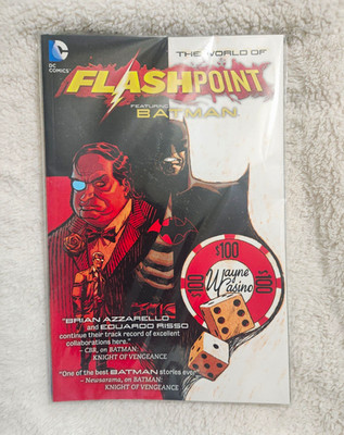 Flashpoint Featuring Batman: Knight of Vengeance TPB DC Azzarello 1st Print