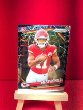 2025 Panini Prizm Lazer Prizm RC #341 Jalen Royals of the Chiefs