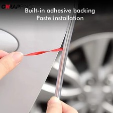 196.85 In Transparent Car Door Protector Strip Anti-scratch PVC Sealing Auto