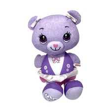 Fisher Price Doodle Bear Purple Plush Washable Stuffed Animal Doll Draw 14"