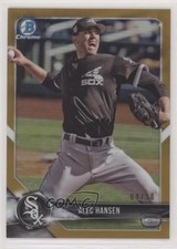2018 Bowman Chrome Prospects Gold Refractor 4/50 Alec Hansen #BCP177 1og