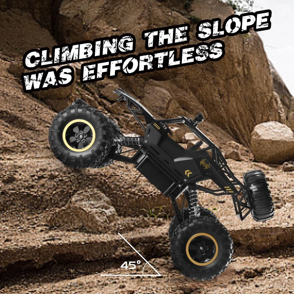 4DRC 1:12 Scale RC Monster Truck 4WD Fast Off-Road Metal Shell 2x Battery 2025 - Image 2 of 4