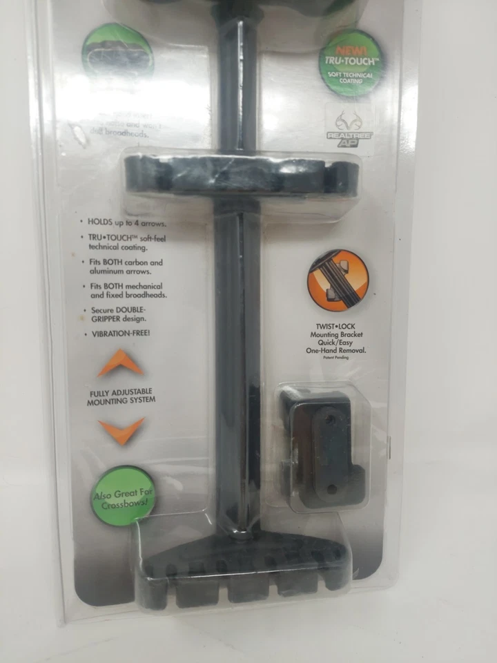 TruGlo Loc-Dwn 4 Arrow Quiver Archery RealTree AP Camouflage Model # TG324G NEW - Image 3 of 4