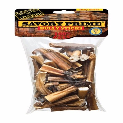 Savory Prime Beef Bully Stick 3-5'' Grain Free Dog Chew 10 oz