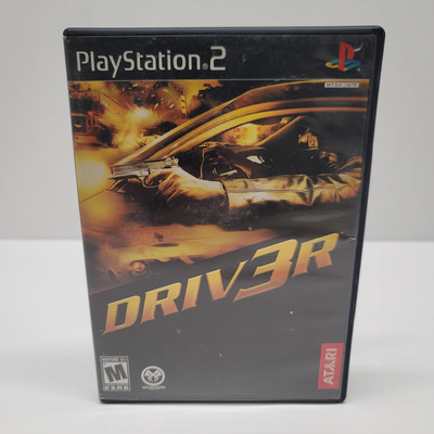 Driv3r Driver 3 (Sony PlayStation 2, 2004 PS2) Black Label Complete W/Manual CIB