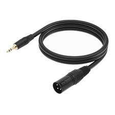 3.5mm to XLR Cable Adapter Balanced 1/8 Inch Jack TRS Stereo to 3Pin XLR2861