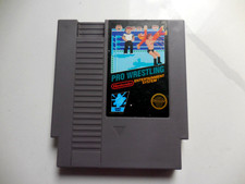 Nintendo NES PRO WRESTLING  Authentic 5 Screws Tested Pro Cleaned NICE!