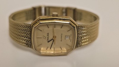 Vintage Enicar Swiss Quartz Watch Gold Plated (Working) Make An Offer